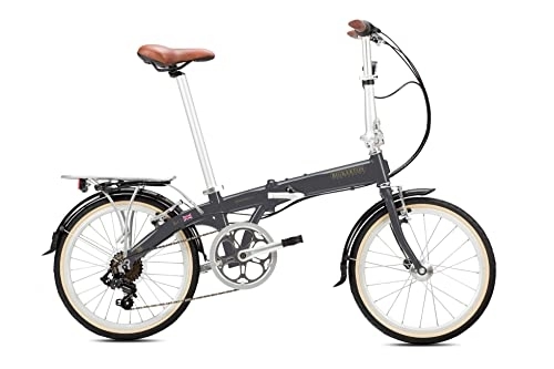 Plegables : BICKERTON Bicicleta Plegable 1707 Country para Hombre, Talla única, Unisex, Plata