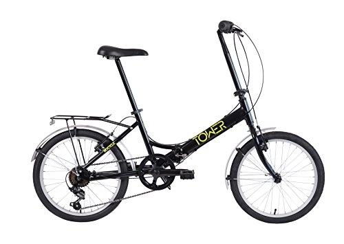 Plegables : Biocycle Tower Bicicleta Plegable, Unisex Adulto, Negro, Talla nica