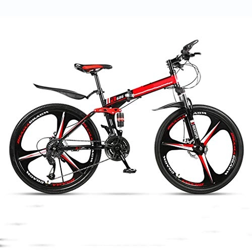 Plegables : Bove 24 Inch Bicicleta MTB Plegable Bicicleta De Montaña Plegable Folding Bicicleta Plegable Resistente Y Ligero Bicicleta De Montaña Bicicleta Montaña Velocidad Variable Unisex-27Velocidades-G