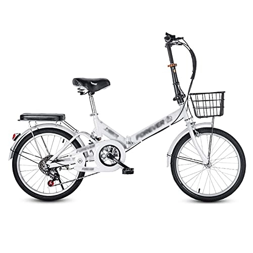 Plegables : CHHD Bicicleta Plegable de 7 velocidades para Hombres y Mujeres Adultos, Adolescentes, Mini Bicicleta Plegable Ligera de 20 Pulgadas para Estudiantes, Trabajadores de Oficina, entornos