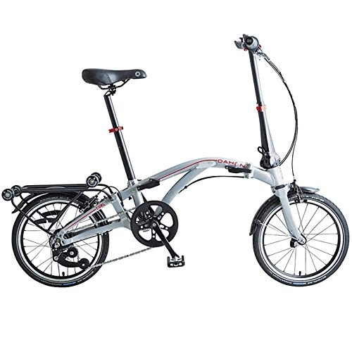 Plegables : Dahon Curl i4, Bicicleta Plegable Unisex Adulto, Plata, 16 Pulgadas