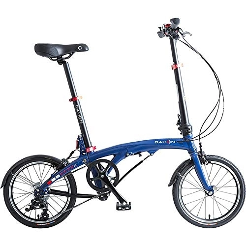 Plegables : Dahon Eezz D3, Bicicleta Plegable Unisex Adulto, Azul Oscuro, 16 Pulgadas
