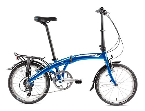 Plegables : Dahon Mu D10 Bicicleta Plegable para Adulto, Dusty Blue, Talla 20