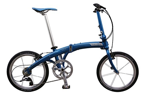 Plegables : Dahon Mu Ex-Bicicleta Plegable 10 V, Color Azul