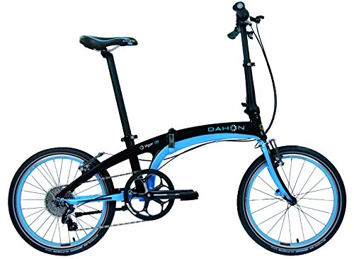 Plegables : Dahon Vigor P9 Bicicleta Plegable para Adulto, Arena Azul, Talla 20