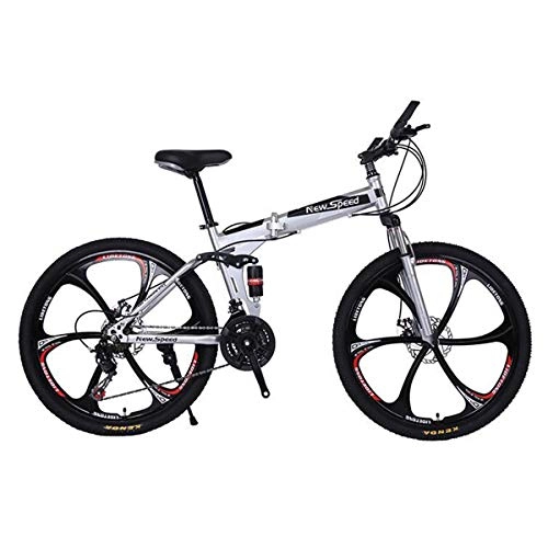 Plegables : Dapang Bicicleta de montaña de 26"- Cuadro de Aluminio de 17" con Frenos de Disco - Seleccin, 6, 21speed