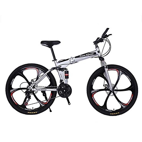 Plegables : Dapang Bicicleta de montaña de 26"- Cuadro de Aluminio de 17" con Frenos de Disco - Seleccin, 8, 24speed