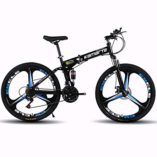 Plegables : Dapang Bicicleta de montaña de Doble suspensin Completa, con Ruedas de 26 Pulgadas / Cuadro de Aluminio con Frenos de Disco, transmisin Shimano de 27 velocidades, 13, 27Speed