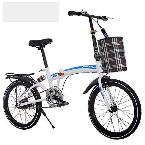 Plegables : Defect Bicicletas Infantiles Bicicleta de Plegado de Freno de Disco de Cambio de Velocidad Hombres y Mujeres Bicicleta pequea porttil Ultra Ligera