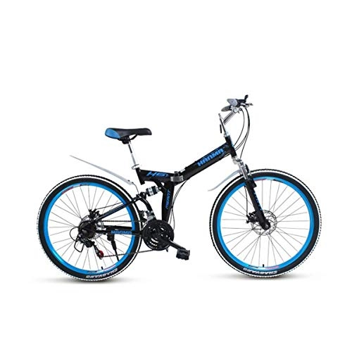 Plegables : Deportes al aire libre Commuter City Road Bike Bicicletas plegable bicicleta de montaña freno de disco doble absorción de choque estudiante adulto bicicleta