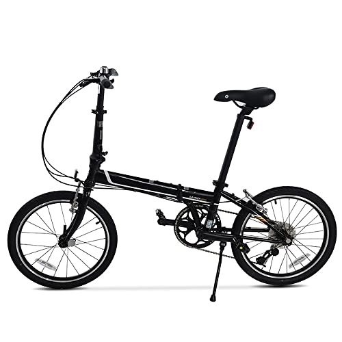 Plegables : DODOBD Bicicleta Plegable de 8 velocidades 20 Pulgadas, Estructura de Acero con Alto Contenido de Carbono Adecuado para Adultos Adolescentes Estudiante Bicicletas de Ciudad