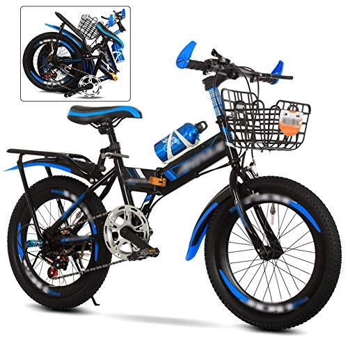 Plegables : DSHUJC Bicicleta Juvenil de Velocidad Variable para niños, Bicicleta de montaña para niños de 20-22 Pulgadas, Bicicleta de montaña Plegable Unisex, Zoom MTB9 de 6 velocidades +