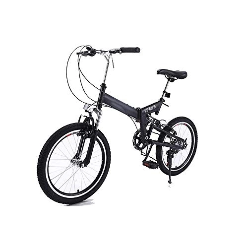 Plegables : DYB Bicicleta Plegable de 20 Pulgadas Bicicleta de Trabajo Ligera para Mujer Adulto Bicicleta Plegable Variable de 7 velocidades Ultraligera Velocidad Variable Portátil Adulto Pequeño Estudiante Port