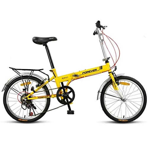 Plegables : FUJGYLGL Adultos Bicicletas Plegables Bicicletas Plegables, Hombres y Estudiantes de Ultra-Light niños de Las Mujeres de la Bicicleta Plegable