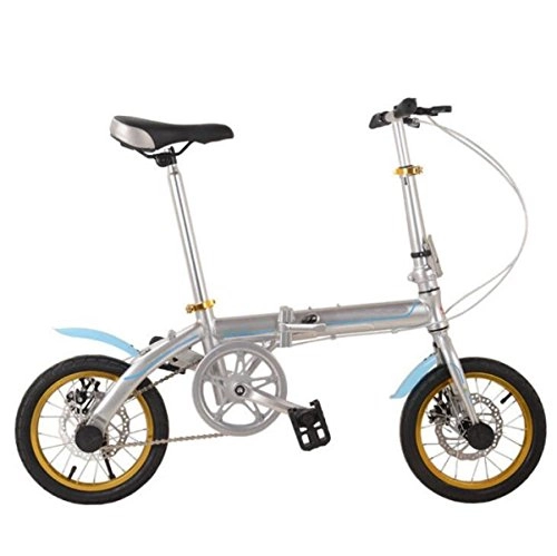 Plegables : GHGJU Frenos De Disco Plegables De Aleación De Aluminio De Bicicleta Plegable De 14 Pulgadas Bicicleta De Ciclismo Hombres Y Mujeres, Red-18in