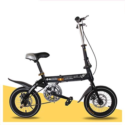 Plegables : GHH Bicicleta Plegable Urbana 14" 16" aleación de Peso Ligero 13KG Micro Sillin Confort, 16