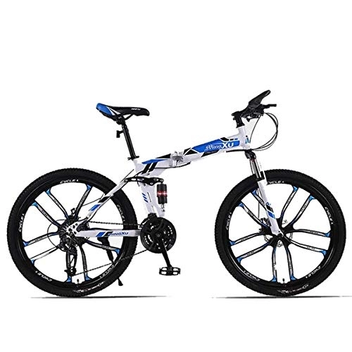 Plegables : GOHHK Bicicleta montaña Plegable, Ligera, 26 ', 27 velocidades, transmisión compacta para Bicicleta cercanías para jóvenes Adultos y niñas Que viajan en Bicicleta al Aire Libre