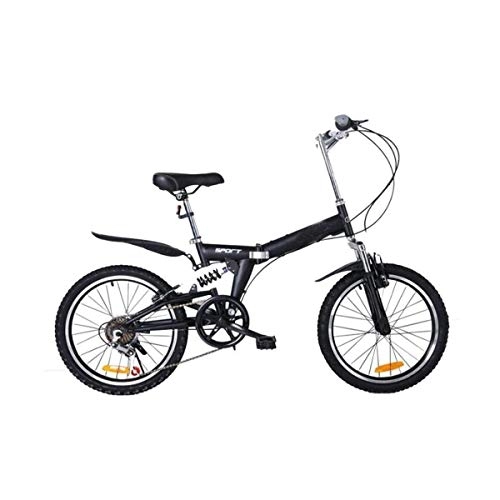 Plegables : GOHHK Bicicleta Plegable 20 'para Adultos Bicicleta rígida para un Camino y montañas Marco Acero Asiento Ajustable Bicicleta Viaje al Aire Libre