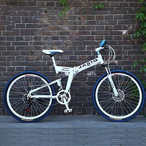 Plegables : GOHHK Bicicleta Plegable Bicicleta portátil, Bicicleta montaña 26 Pulgadas con Bicicleta Velocidad Variable 27 velocidades para Altura 120-145 cm Bicicleta Viaje al Aire Libre