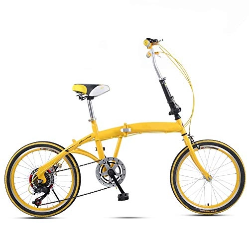Plegables : Grimk Urbana Bicicleta Plegable Ciudad Unisex Adulto Aluminio Bici City Adulto Hombre, Capacidad 110kg Manillar Y Sillin Confort Ajustables, 6 Velocidad