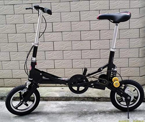 Plegables : GuiSoHn Bicicletas plegables ultra pequeñas para adultos y niños con suspensión portátil con ruedas integradas