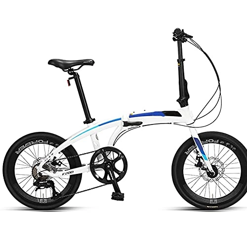 Plegables : GWL Bicicleta Plegable para Adultos, 20 Pulgadas Adecuada para 140-200cm, Bicicleta de montaña prémium para niños, niñas, Hombres y Mujeres / A / 20inch