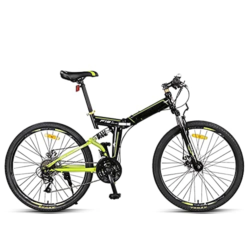 Plegables : GWL Bicicleta Plegable para Adultos, Bicicleta De Montaña De 26 Pulgadas, Velocidad Variable, Unisex Adulto, Mujer Mountain Bike / Black / 26inch