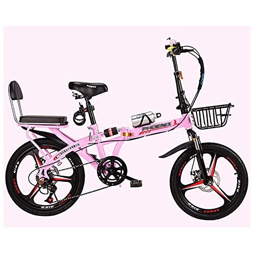 Plegables : GWL Bicicleta Plegable Urbana, Bicicleta De Montaña para Niña, Niño, Hombre Y Mujer, 16 Pulgadas Bike Sport Adventure, Bicicleta De Carretera / C / 16inch
