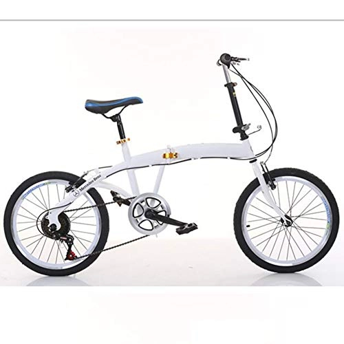 Plegables : GYL Bicicleta para Adultos & Estudiantes Plegable 20 Pulgadas Unisex para Adulto Freno De Disco De Velocidad Variable con Amortiguación