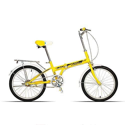 Plegables : HECHEN Bicicleta Plegable de 20 Pulgadas: Hombres y Mujeres Adultos Tipo Bicicleta Ligera para Estudiantes - Viaje a la Ciudad, A