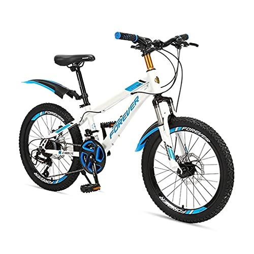 Plegables : HEZHANG Bicicleta de Montaña, Bicicleta de Transferencia de Velocidad Variable de 20 Pulgadas con 24 Velocidades Variables Y M de Bajo Nivel, para Niños Y Niñas, Azul, 20