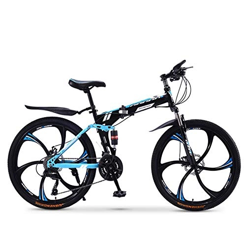 Plegables : HY-WWK Bicicleta Plegable de Bicicleta de Montaña para Adultos 20 24 26 Pulgadas de Doble Velocidad para Carreras Off-Road para Niños Y Niñas, 30 Velocidad-20 Pulgadas