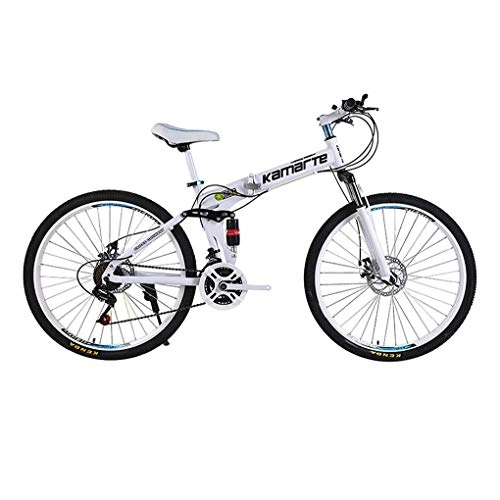 Plegables : JF Mini Bicicleta De Montaña Plegable De 24 Pulgadas Liviana, Mujeres Hombres Bicicleta Al Aire Libre Bicicleta Ajustable, Estudiante Adulto Pequeña Bicicleta Portátil