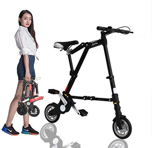 Plegables : JKC Ultra Light - Mini bicicleta plegable de 8" / 10" para exterior, para subvisión, bicicleta plegable, ajustable, 6, 6 kg / 7, 8 kg