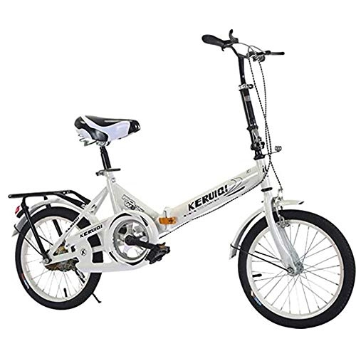 Plegables : KAMELUN Bicicleta Plegable, 20 Pulgadas De Montaña para Adultos Alta Velocidad de Acero al Carbono de Doble Absorción De Impacto Bicicleta