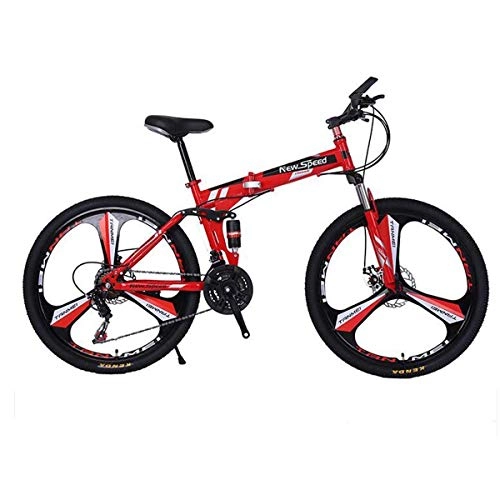 Plegables : KOSGK Bicicletas Unisex Bicicleta MontañA 26 '- Cuadro Aluminio 17' con Frenos Disco - SeleccióN Multicolor