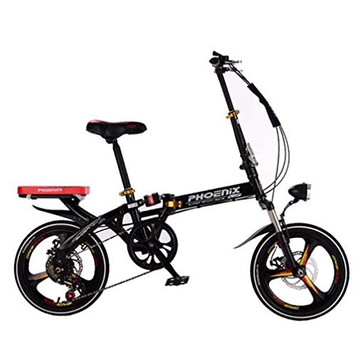Plegables : LCYFBE Bicicleta Plegable / Bicicleta de Ciudad Unisex, Hombre, Mujer / Aluminio Ligero, 6 velocidades, Sistema de Plegado rpido 14Kg