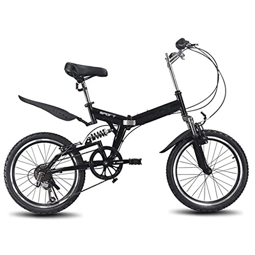 Plegables : LiRuiPengBJ Bicicleta para niños Plegable de 20 Pulgadas Bicicleta MTB Bicicleta de Montaña de 6 Velocidades, Asiento Ajustable con Freno de Disco Bicicleta de Ciudad (Color : Style1)