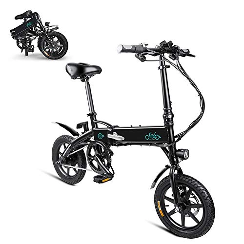 Plegables : Lixada 14 Pulgadas de Alimentacin Elctrica Bicicleta Plegable Eletric E-Bike 250W Motor 36V 7.8AH / 10.4AH
