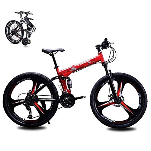 Plegables : LJYY Bicicleta de montaña para Hombres y Mujeres, Bicicleta Plegable portátil para Estudiantes Adultos, Bicicleta Plegable de 26 Pulgadas Bicicleta de Velocidad Plegable de 24 velocidades, bicicl