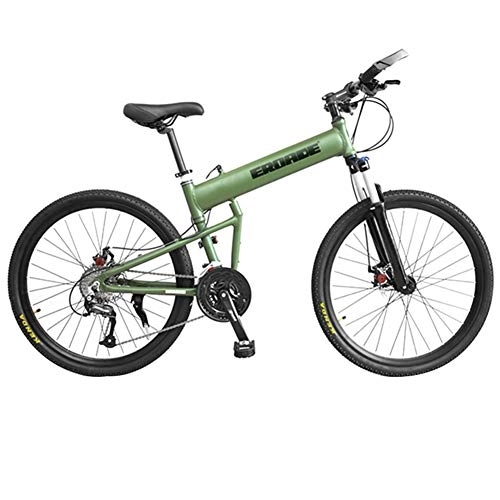 Plegables : LNX Bicicleta de montaña Plegable para Adultos - 27 / 30 Velocidad - Bicicleta con Freno de Disco Doble (26 Pulgadas)