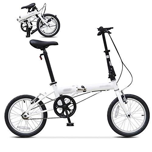 Plegables : LVTFCO Bicicleta plegable de 16 pulgadas, bicicleta de montaña plegable, bicicleta de viaje ligera unisex, bicicleta MTB