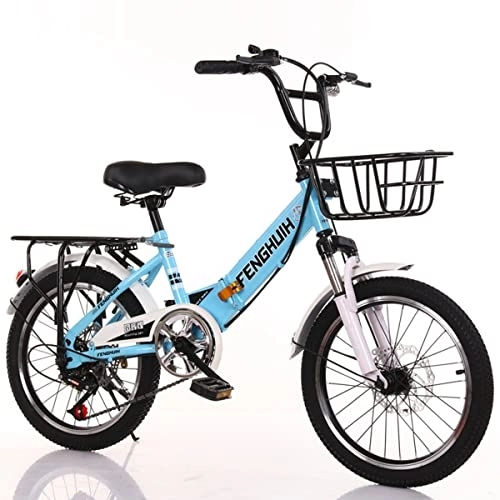 Plegables : MaGiLL Bicicletas de 3 Ruedas para Adultos, Bicicleta para niños de 20 Pulgadas para 8-13 años 7 Bicicleta para niños Plegable de Acero de Alto Carbono de Velocidad V
