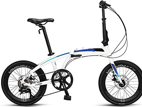 Plegables : MENG Bicicleta Plegable 20 Pulgadas, Rueda de Velocidad Variable, Bicicleta de Montaña Plegable de Doble Suspensión, Estudiante Adulto de la Ciudad de la Ciudad de la Ciudad de la Ciudad de la Ciudad