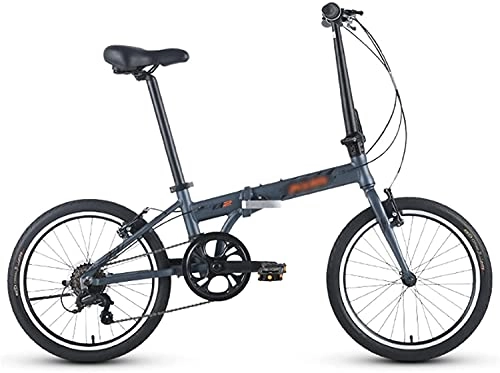 Plegables : MENG Bicicleta Plegable de 20 Pulgadas Aleación de Aluminio Bicicleta Plegable de 6 Velocidades Z2 Mini Liviana Ho Y Femenina Variable Variable Bicicleta, Sistema Plegable, Totalmente Ensamblado, a