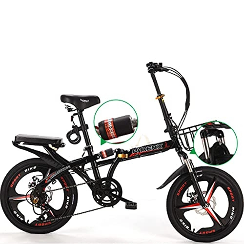 Plegables : MENG Bicicleta Plegable para Adultos, Bicicletas de Montaña de 16"20", Bicicleta, Bicicleta, Bicicleta, Bicicleta, Bicicleta, Bicicleta, Montaje de Acero de Alto Carbono, Doble Suspensión Completa,