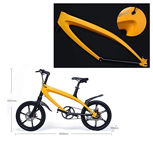 Plegables : MERRYHE Bicicleta eléctrica Ciudad Bicicleta de montaña Extraíble de Litio Inteligente, incorporada en Bluetooth Estéreo Mini ciclomotor Scoopers de 20 Pulgadas, C-36V5.8AH