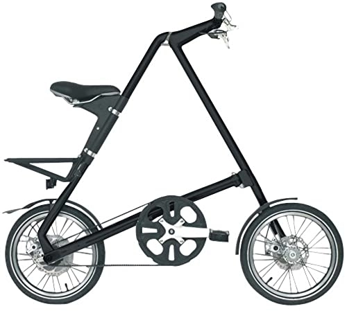 Plegables : Mini Bicicleta Plegable Ligera, Bicicleta Ciudad Ajustable Portátil para Estudiantes16 Pulgadas, Bicicleta Viaje con Marco Aluminio para Exteriores Black, 16inch