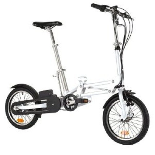 Plegables : Mobiky Tech - Bicicleta, tamao 85x85x30, Color Blanco