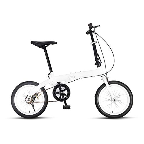 Plegables : OFFA Bike Bicicletas for Plegable f Los Adultos, 16" Bicicletas De Una Sola Velocidad Crucero, for Ciudad Commuters Nias, Seoras Unisex De Los Hombres, Mujeres, Trabajadores De Oficina, Estudiantes